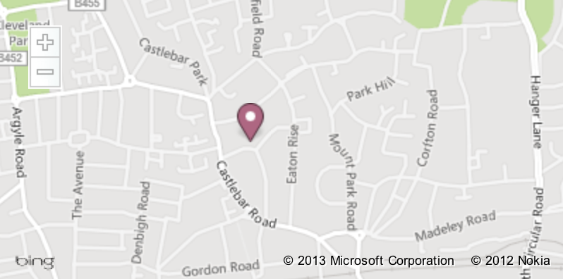 Ealing Abbey Google map
